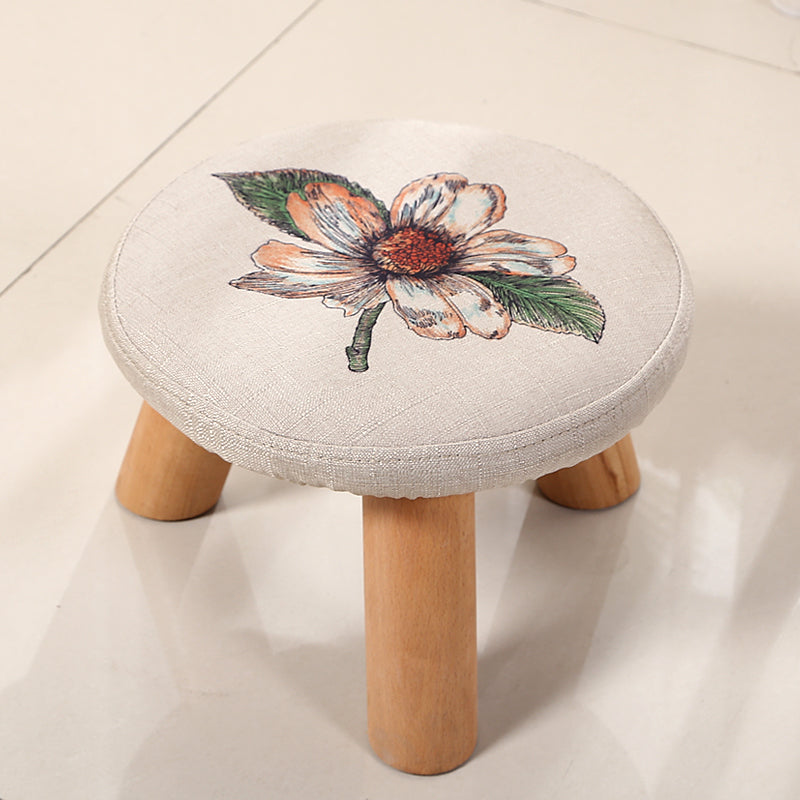 Grey Scratch Resistant Standard Flower Pattern Cotton Standard