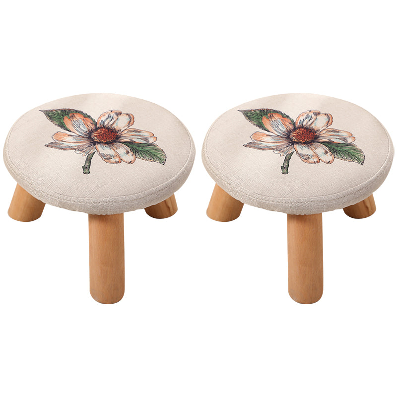 Grey Scratch Resistant Standard Flower Pattern Cotton Standard