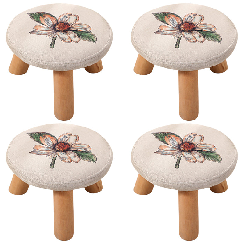 Grey Scratch Resistant Standard Flower Pattern Cotton Standard