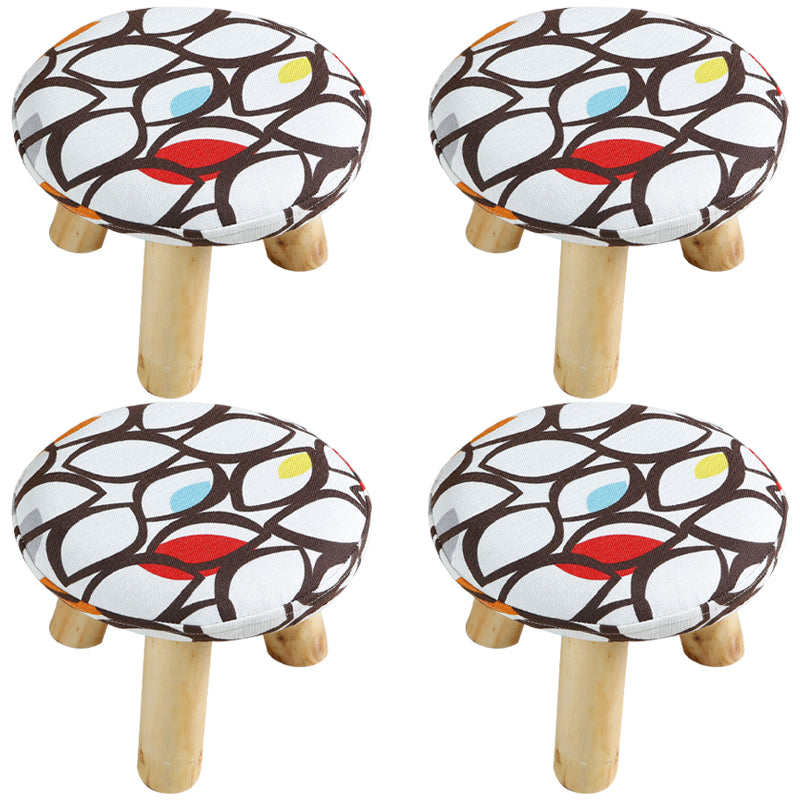 Grey Scratch Resistant Standard Flower Pattern Cotton Standard