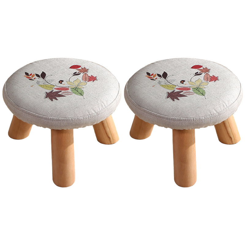 Grey Scratch Resistant Standard Flower Pattern Cotton Standard