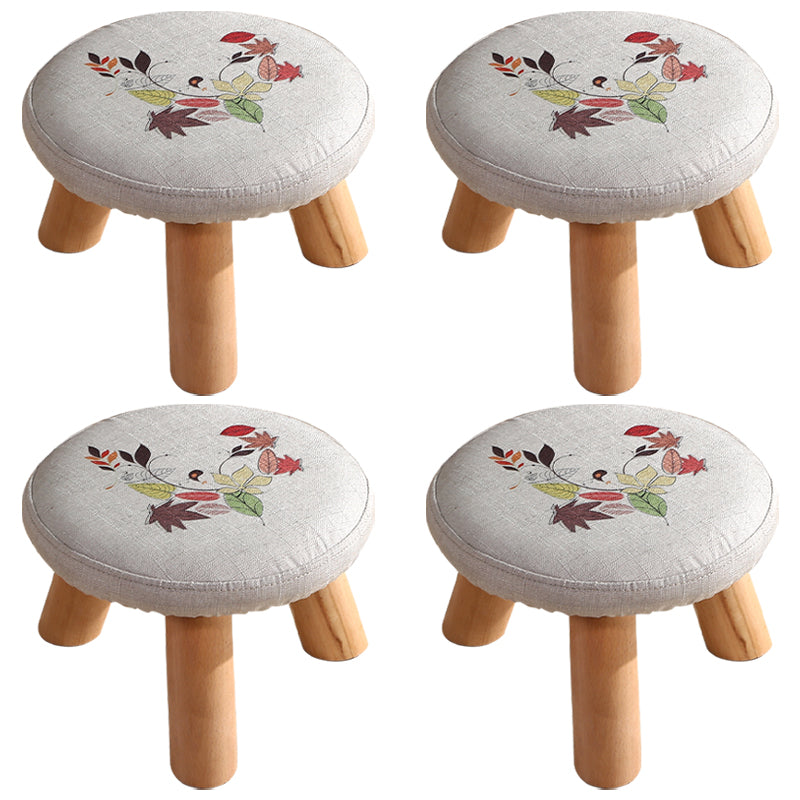 Grey Scratch Resistant Standard Flower Pattern Cotton Standard