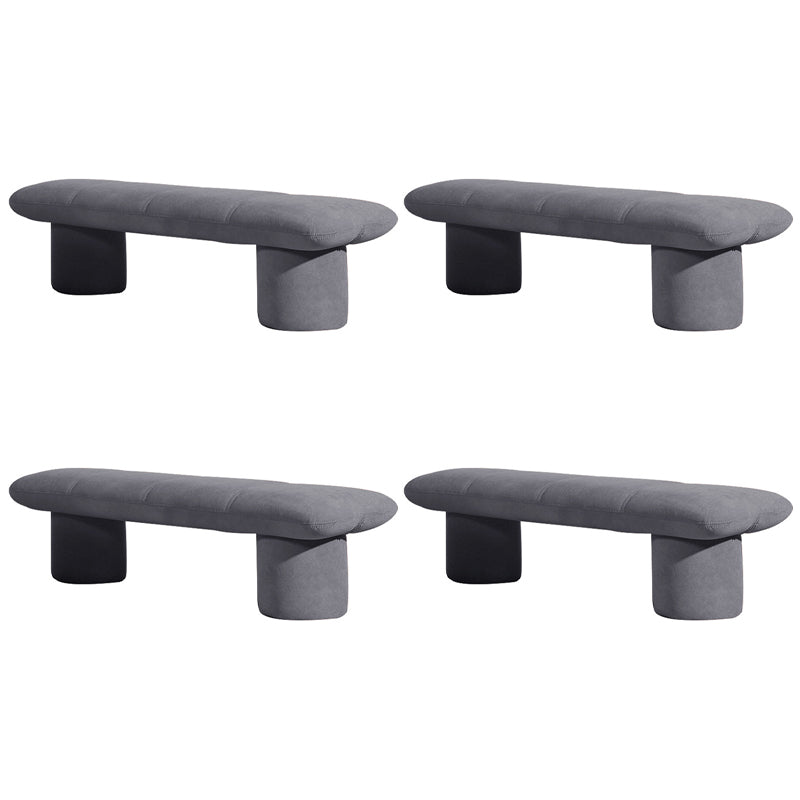 Modern Velvet Boucle Pouf Plain Rectangle Water Resistant Sherpa Pouf