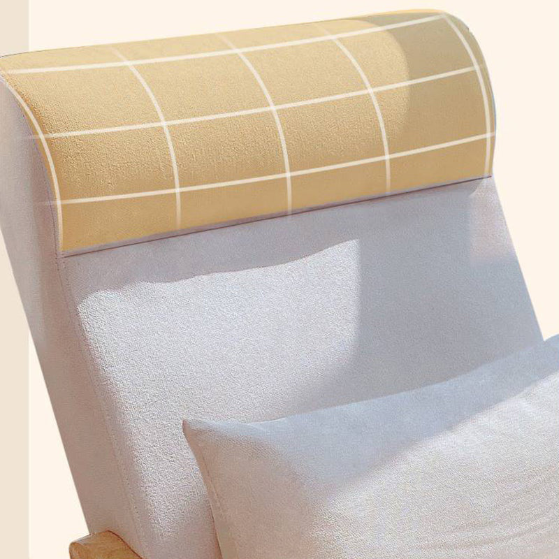 Contemporary Rocker Chair with Pillow and Frame Glider for Living Room