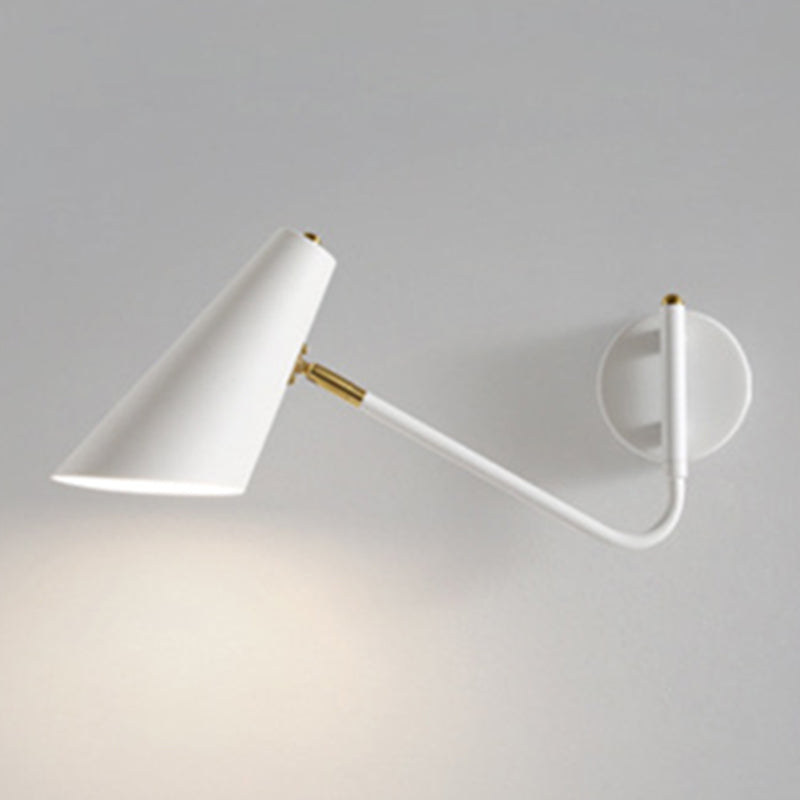 Metal Cup Wall Mounted Lamps Modern Style 1 Light Wall Lighting Fixtures