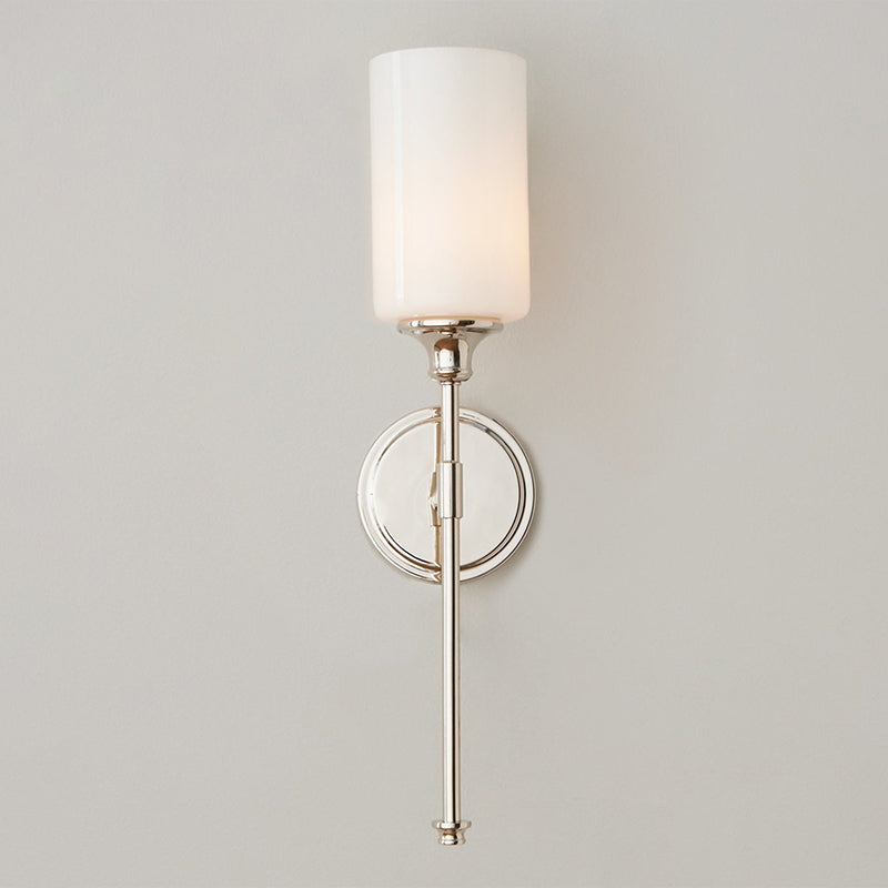Glass Cylinder Wall Lighting Modern Style 1 Light Wall Lighting Fixtures