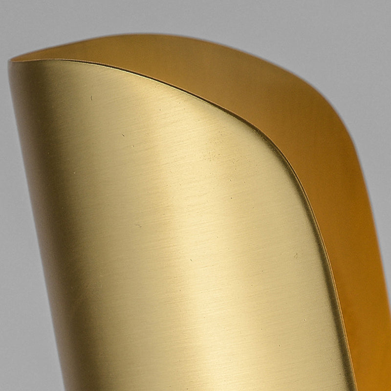 Metal Curved Wall Lighting Modern Style 2 Lights Wall Lighting Fixtures