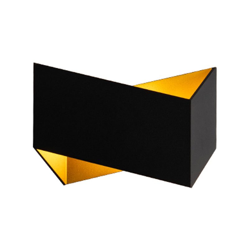 Contemporary Aluminum Wall Light Geometric 8.5" Wide Wall Sconce for Bedroom