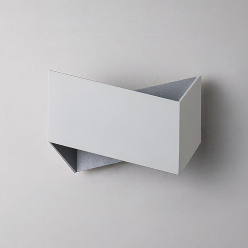 Contemporary Aluminum Wall Light Geometric 8.5" Wide Wall Sconce for Bedroom