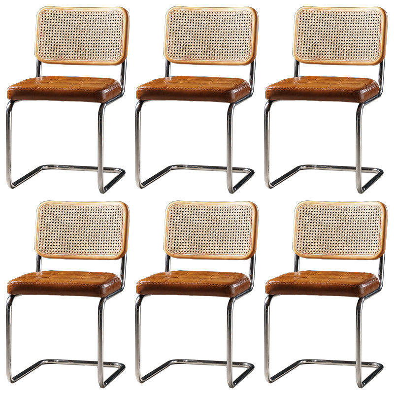 Contemporary Side Chair Low Back Office Chair No Distressing