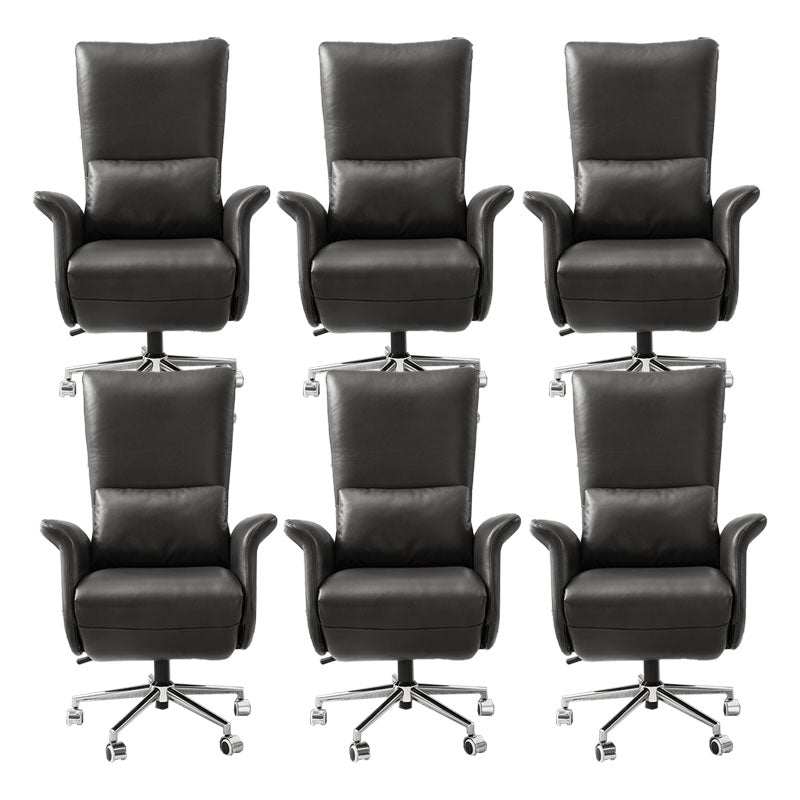 27"W Contemporary Arm Chair Slide Pillow Included Swivel Chair