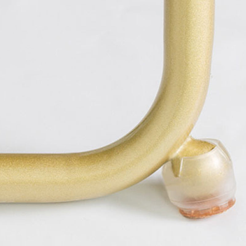 Light Luxury Metal Bookcase Shelf Closed Back Bookcase for Study Room