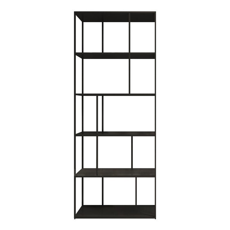 Metal Open Book Shelf Contemporary Home Shelf Bookcase with Shelves