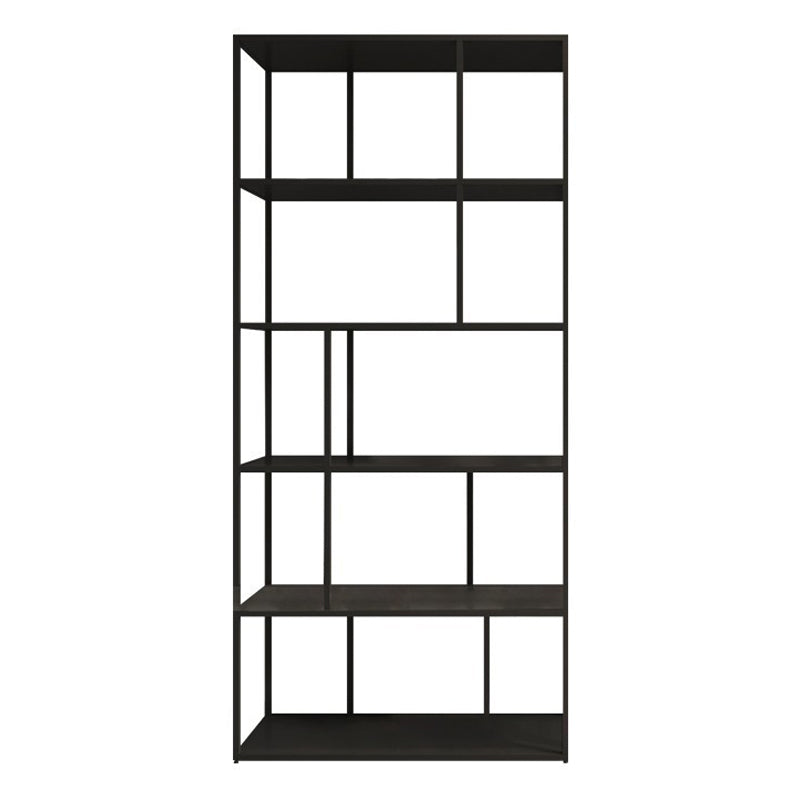 Metal Open Book Shelf Contemporary Home Shelf Bookcase with Shelves