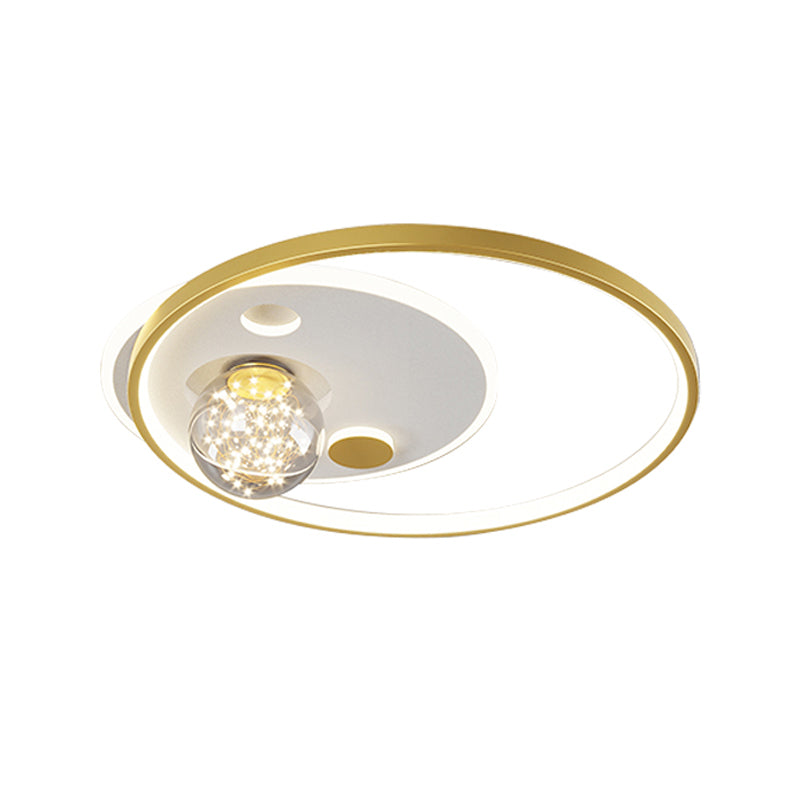 Ring Simplicity Lighting Fixture Gypsophila LED Flush Mounted Ceiling Lights