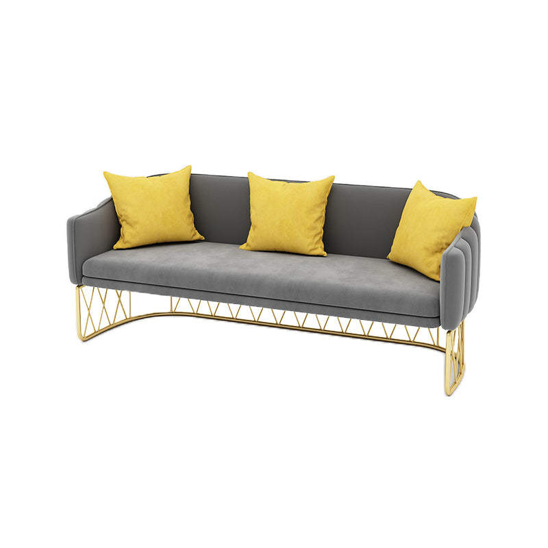 25.59" Wide Tuxedo Arm Sofa with Tight Back Modern Sofa for Living Room