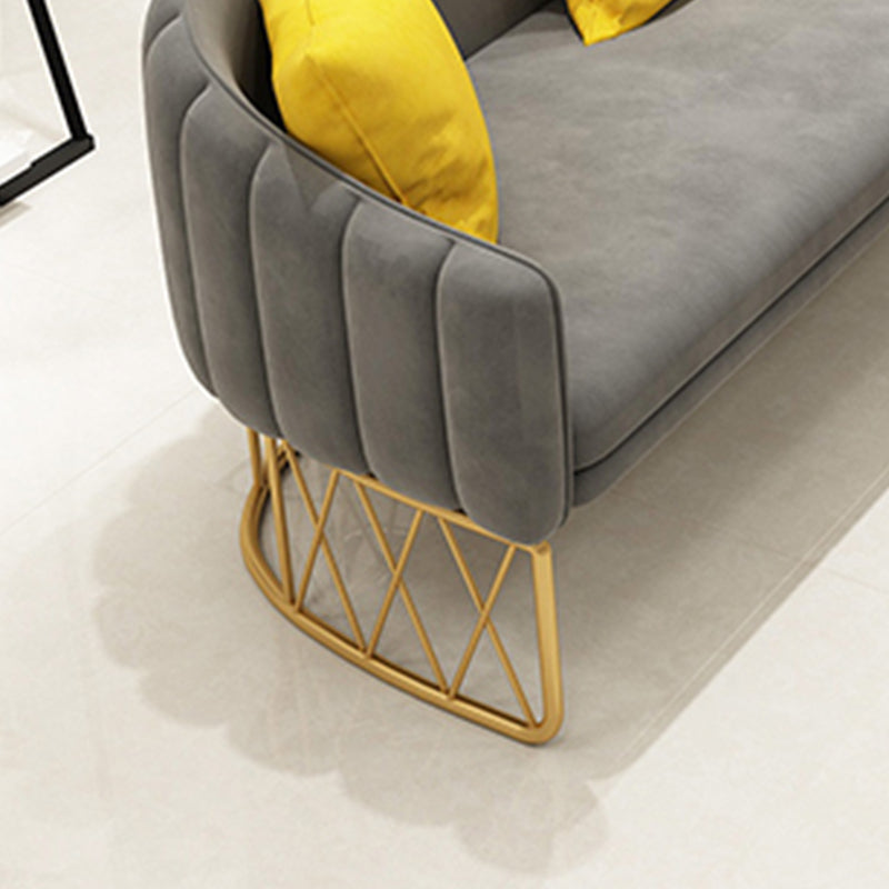 25.59" Wide Tuxedo Arm Sofa with Tight Back Modern Sofa for Living Room