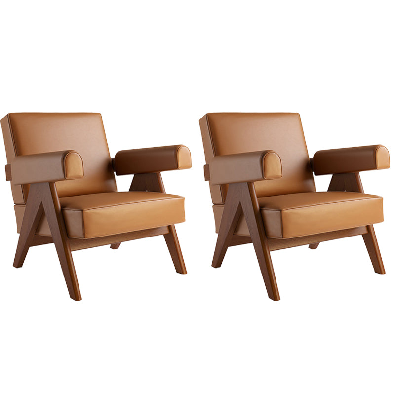 Nordic Arms Included Basic Four Leg Round Arms Tight Back Accent Room Chair