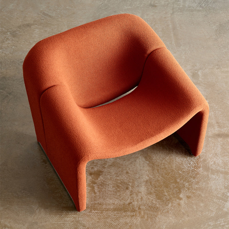 30.7"Wide Solid Color Armchair, Fixed Back Single Chair for Apartment