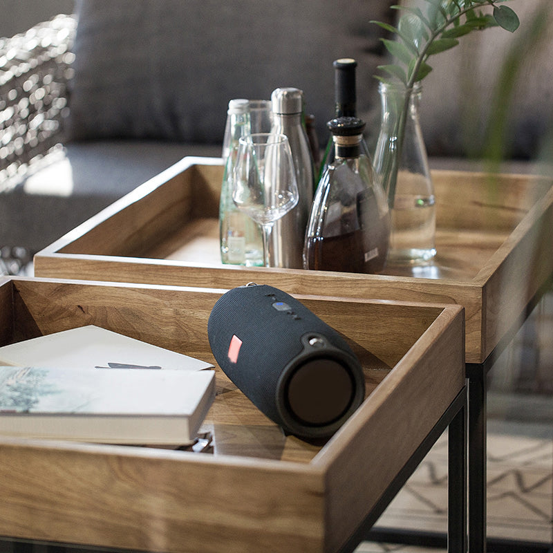 Scandinavian Square Coffee Table Wooden Cocktail Table for Home