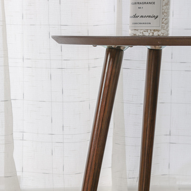 Scandinavian 3 Legs Cocktail Table Round Wooden Coffee Cocktail Table for Living Room