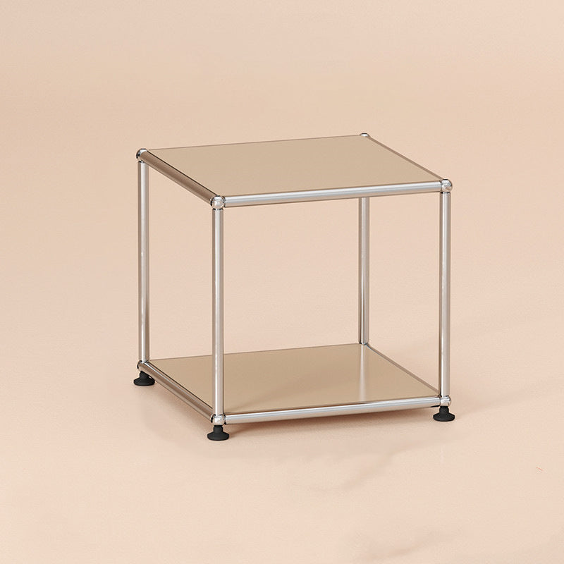 15.75" Tall Mid-century Style Coffee Cocktail Table Metal Coffee Table