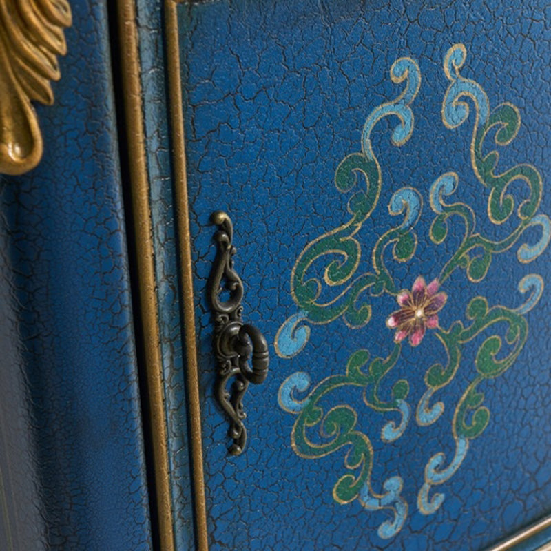 47.24"Tall 1- Door Wooden Cabinet,1- Drawer Rectangle Accent Cabinet