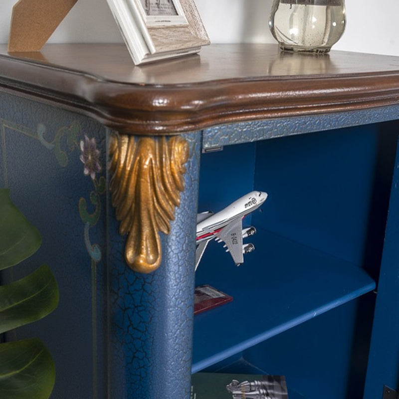 47.24"Tall 1- Door Wooden Cabinet,1- Drawer Rectangle Accent Cabinet