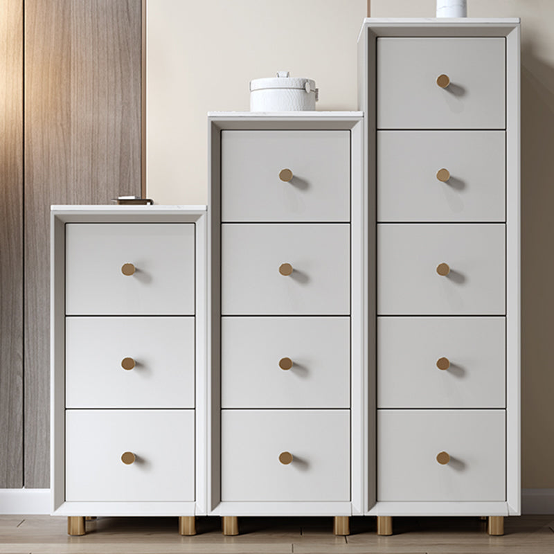 Contemporary 15.75" Wooden Chest, Rectangle Accent Chest with Drawers