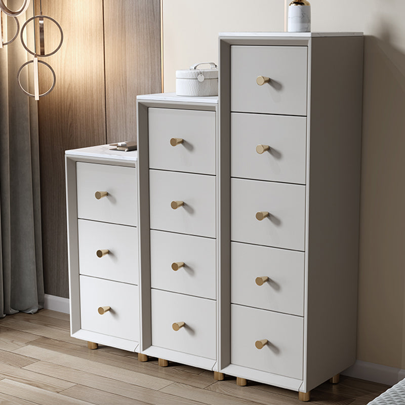 Contemporary 15.75" Wooden Chest, Rectangle Accent Chest with Drawers