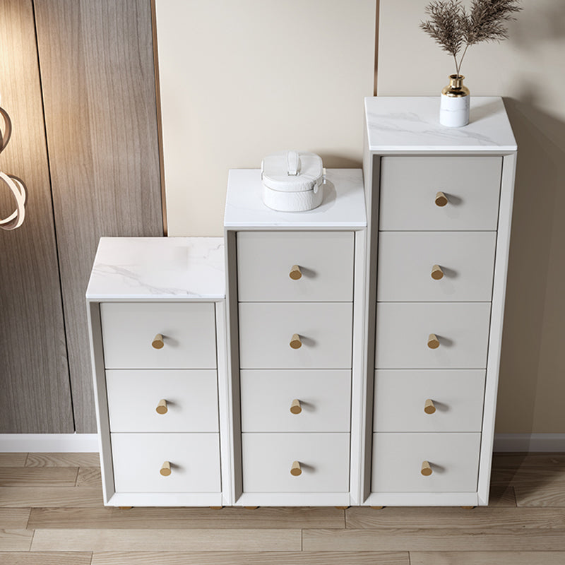 Contemporary 15.75" Wooden Chest, Rectangle Accent Chest with Drawers