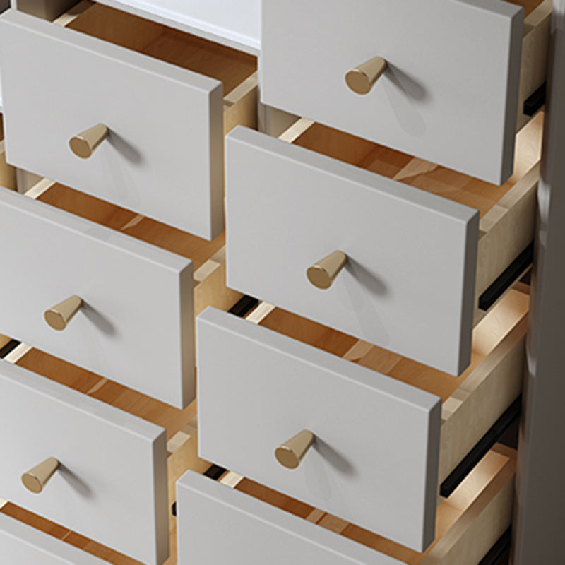 Contemporary 15.75" Wooden Chest, Rectangle Accent Chest with Drawers