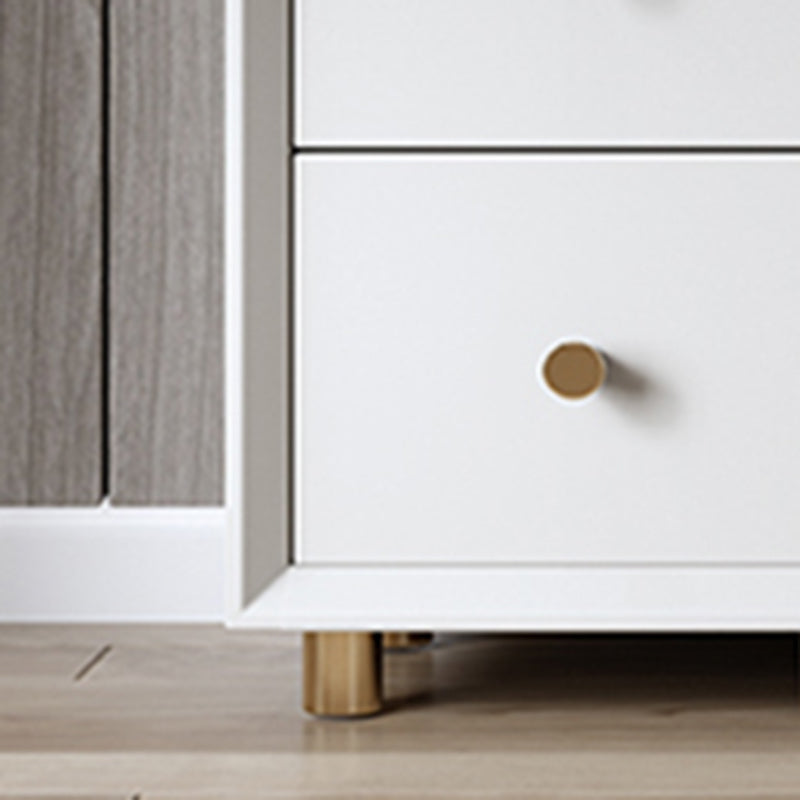 Contemporary 15.75" Wooden Chest, Rectangle Accent Chest with Drawers