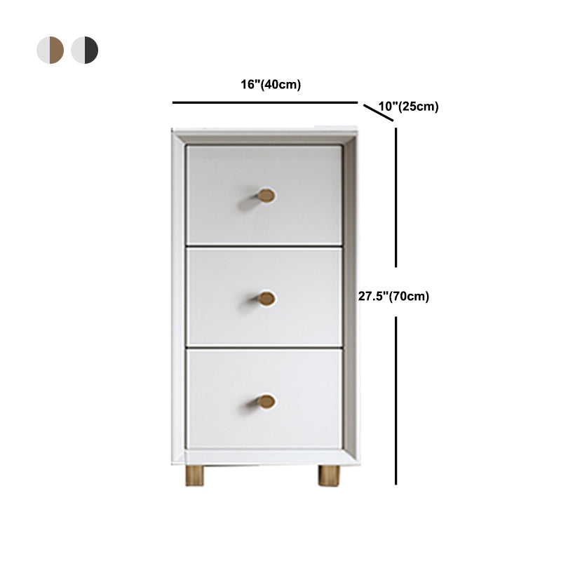 Contemporary 15.75" Wooden Chest, Rectangle Accent Chest with Drawers