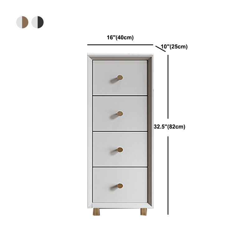 Contemporary 15.75" Wooden Chest, Rectangle Accent Chest with Drawers