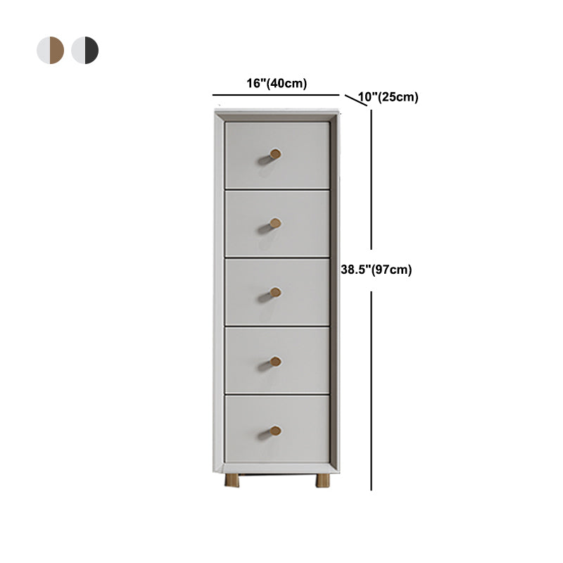 Contemporary 15.75" Wooden Chest, Rectangle Accent Chest with Drawers