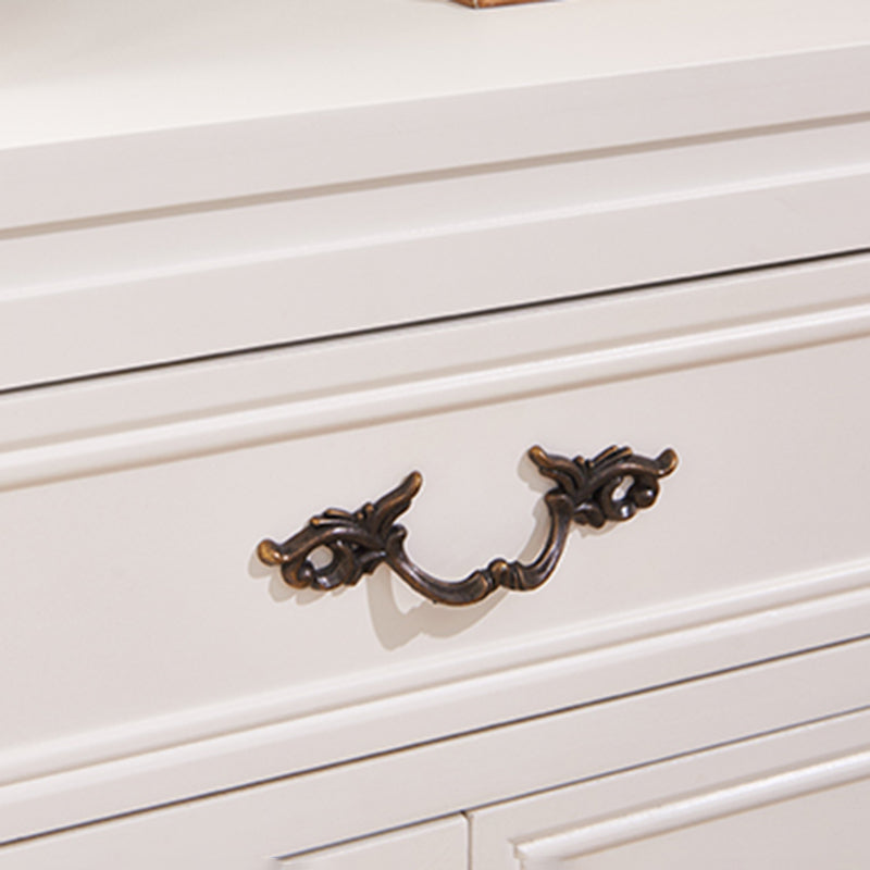 34.65"Tall Corner Cabinet, Contemporary Wooden Accent Cabinet