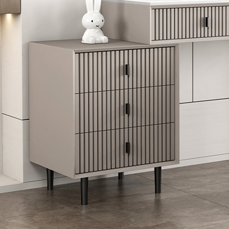 Glam Solid Wood Make-up Vanity Slate Top Vanity Dressing Table