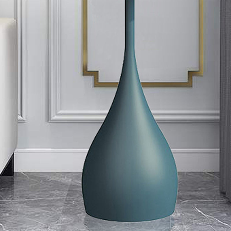 Minimalist Round Tray Top Corner Table Metal Pedestal Sofa Side Table