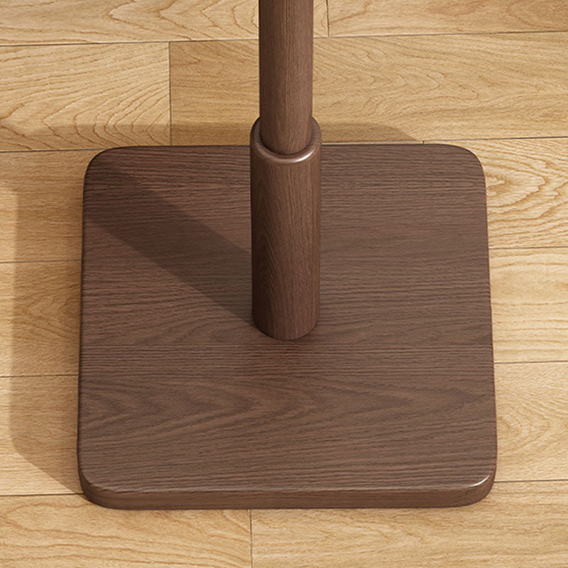 Contemporary Hall Stand Manufactured Wood Hooks Shelving Included Free Standing Coat Rack