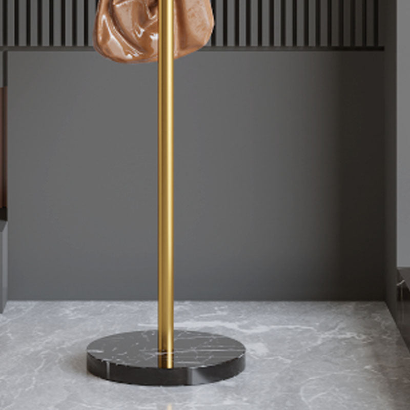 Glam Coat Rack Metal No Distressing Free Standing Entry Hall Tree