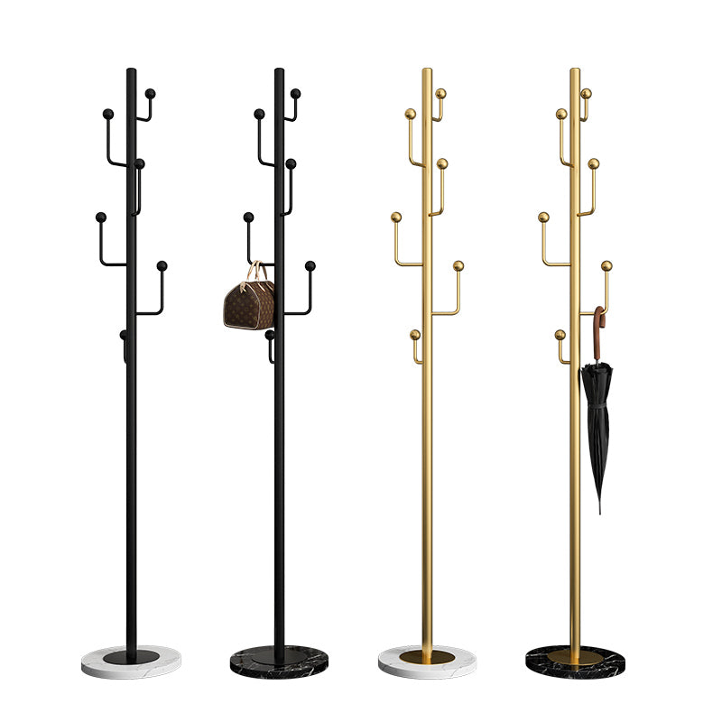 Glam Hall Stand Metal Hooks Included No Distressing Free Standing Rack Metal