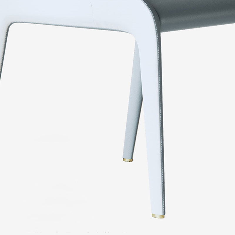 Open Back Side Dining Chairs Modern Upholstered Dining Accent Chair