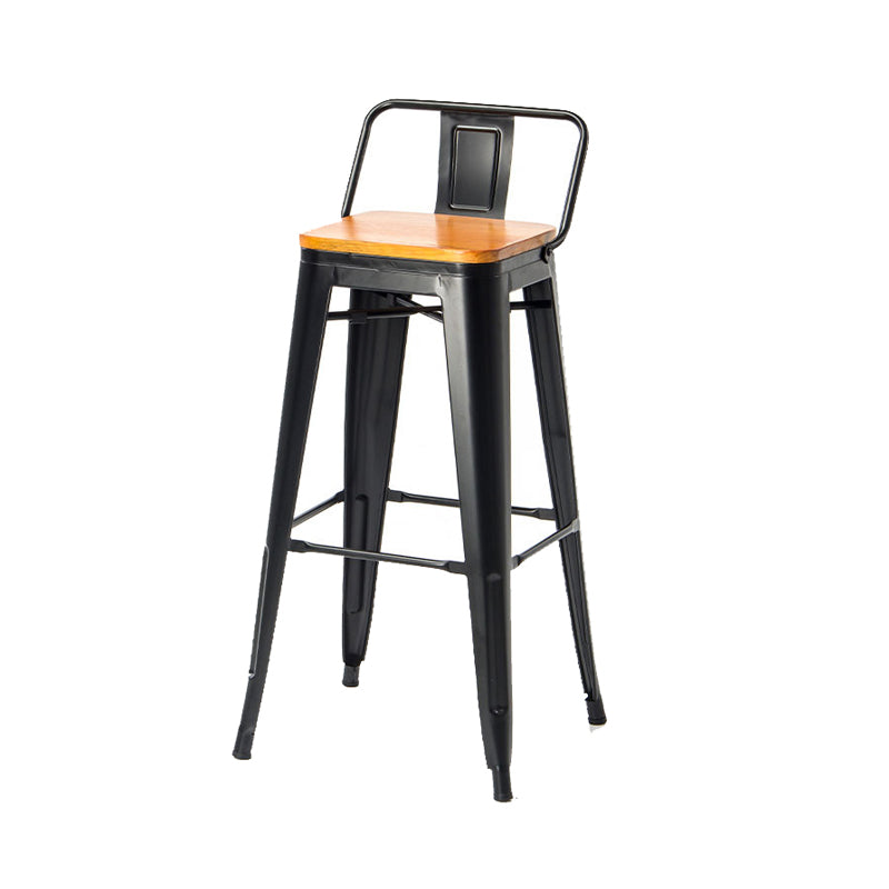 Industrial Metal Stool Metal Counter Stool in Matte Finish for Indoor