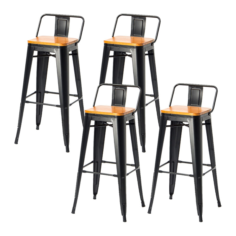 Industrial Metal Stool Metal Counter Stool in Matte Finish for Indoor