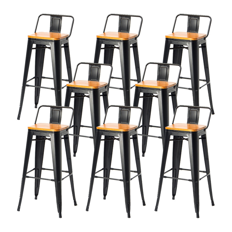 Industrial Metal Stool Metal Counter Stool in Matte Finish for Indoor