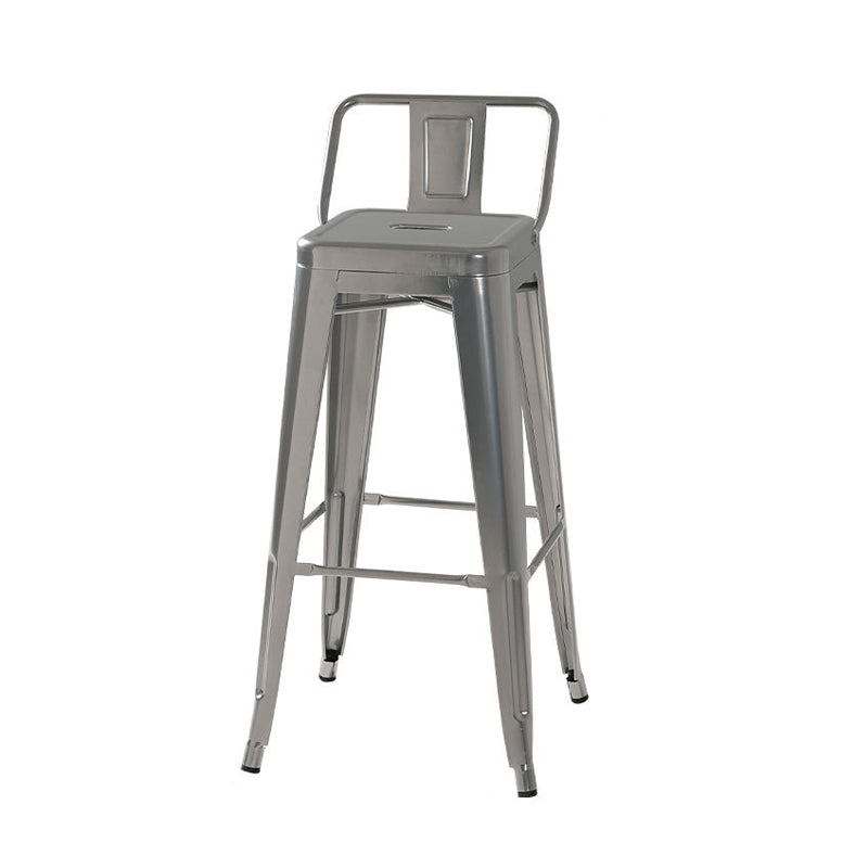Industrial Metal Stool Metal Counter Stool in Matte Finish for Indoor
