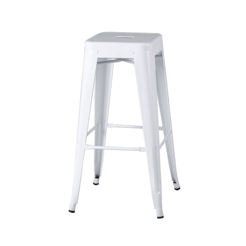 Industrial Metal Stool Metal Counter Stool in Matte Finish for Indoor