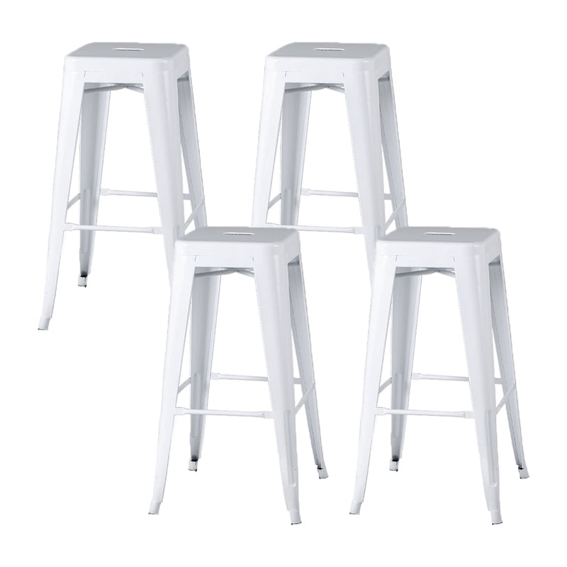 Industrial Metal Stool Metal Counter Stool in Matte Finish for Indoor