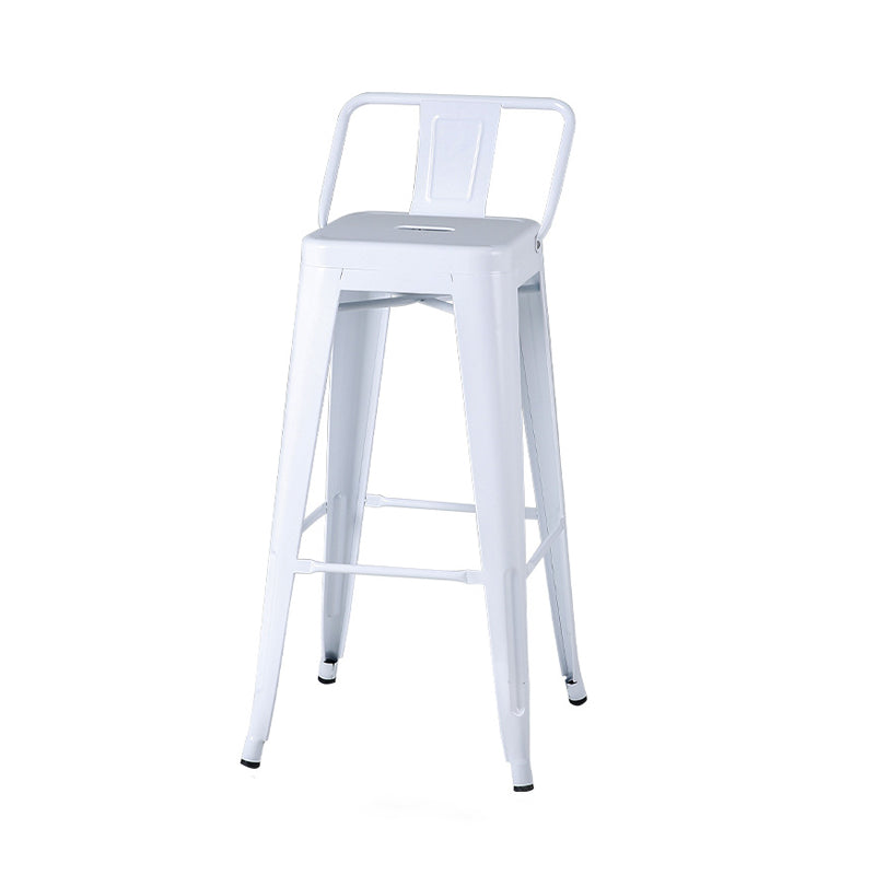Industrial Metal Stool Metal Counter Stool in Matte Finish for Indoor